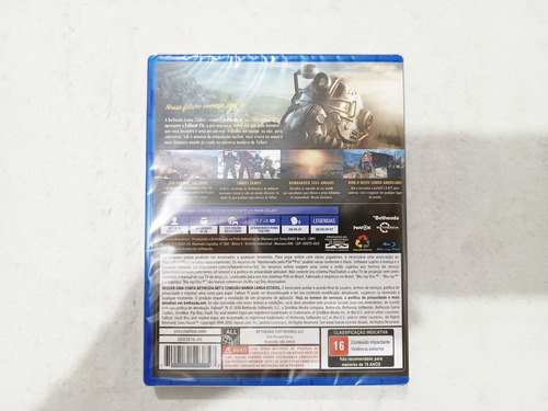 Fallout 76 Português Playstation 4 Ps4 Requer Internet Novo