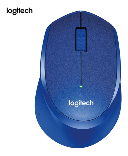 Mouse inalámbrico Logitech  Silent Plus M330 azul