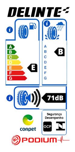 Pneu 225/40 Zrf19 89w Dh6 Run Flat Delinte Aro 19