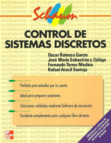 Libro Control De Sistemas Discretos, Editorial Mcgraw-hill