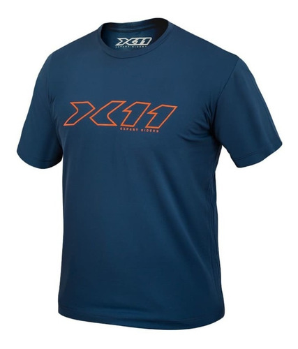 Camiseta X11 Underjacket Segunda Pele Dryfit Azul