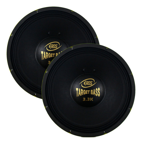 Kit Par Woofer 15 Pol Eros 1650w Rms E-15 Target Bass 8 Ohms