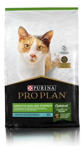 Pro Plan Para Gatos Adultos Sensitive Skin Y Stomach 3kg