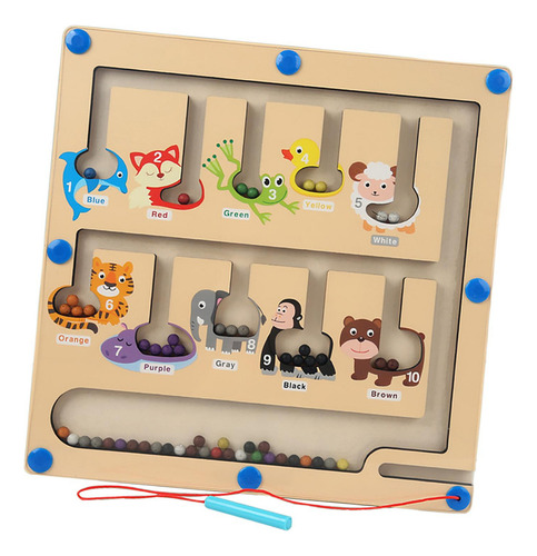/ Laberinto De Madera, Juego De Rompecabezas, Tablero Para