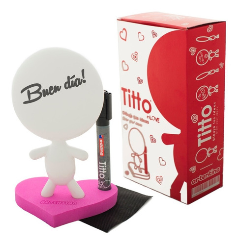 Imagen 7 de 10 de 6 Muñeco Pizarra Titto Artentino Regalo Hombre Mujer Oficina