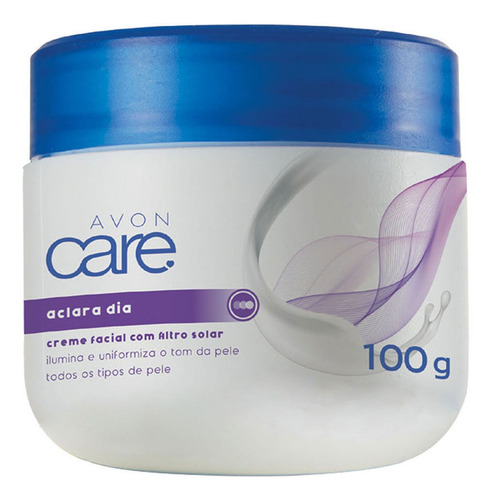 Creme Facial Dia Care Aclara 100g - Avon