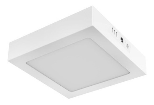 Lampara Sobreponer Techo Blanco 12w Luz Suave Cálida 12ptlle