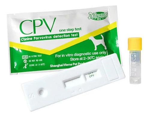 Prueba De Parvovirus (ag) - Kit Con 10 Pruebas
