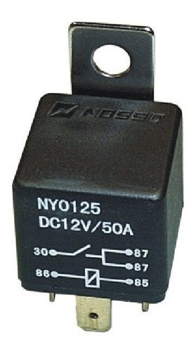 Relay Nosso 50amp 12v 5 Terminales-10 Unidades