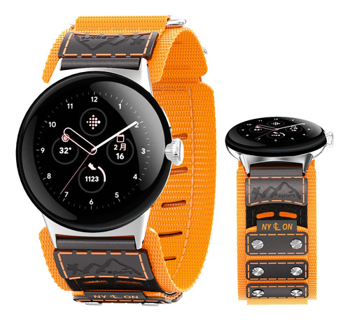 Correa Nailon Resistente Para Google Pixel Watch Deportiva