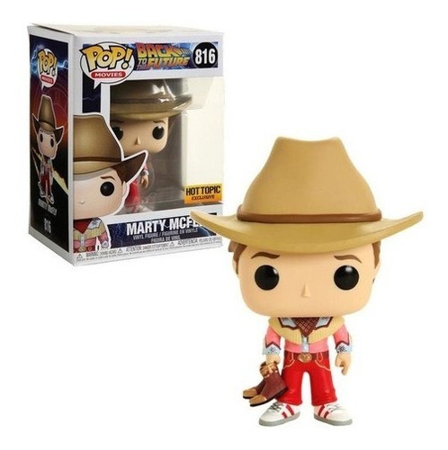 Funko Pop Marty Mcfly #816 Vaquero Hot Topic Back To The Fut