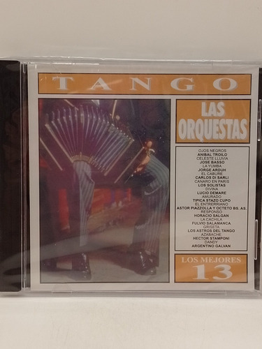 Los Mejores 13 Tangos Las Orquestas Cd Nuevo 