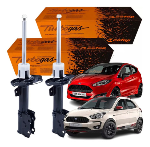 Par Amortecedor Dianteiro Ford Ka 2015 2016