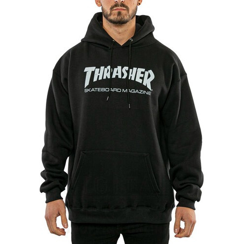 Thrasher Hoodie Men Skatemag Negro 340180