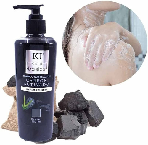 Shampoo Corporal Con Carbón Activado Kj Daily Basics