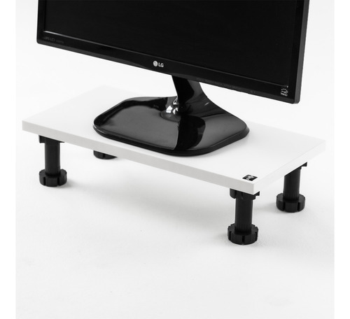 Soporte De Monitor Elevador Tv Pc Escritorio Regulable Cuota