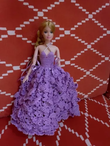 Vestido Para Barbie Q Crochet | MercadoLibre 📦