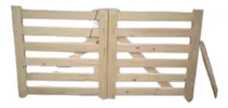 Comprar Portones Carpintería Pino Seco Ciego 110x240 Cm Abatible