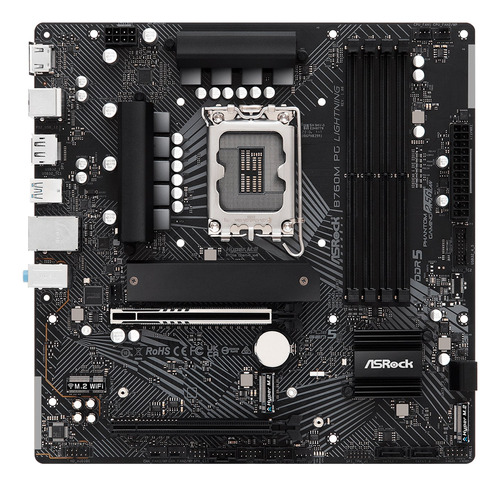 Motherboard Asrock B760m Pg Lightning, Lga 1700, Ddr5 7200mh