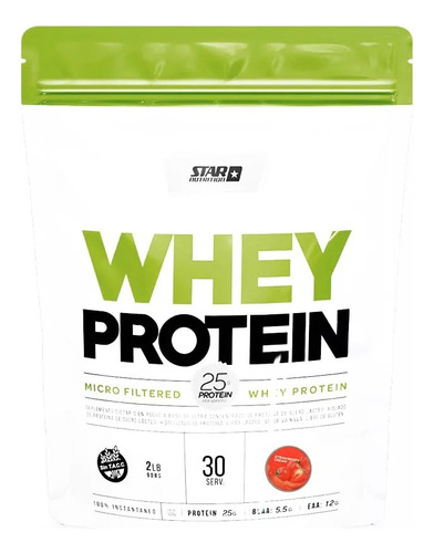 Whey Protein 2 Lb Star Nutrition Nuevo Empaque Económico!