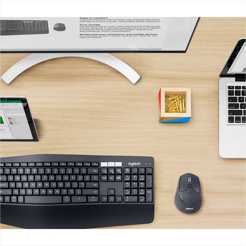 Imagen 6 de 10 de Combo Inalámbrico Teclado Y Mouse Logitech Mk850 Performance