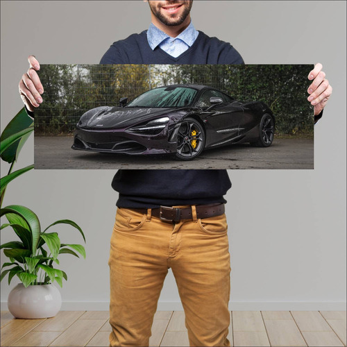 Cuadro 30x80cm Auto 2018 Mclaren 720s By Manhart 235