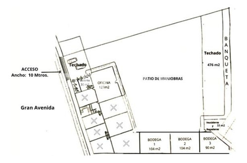 Renta De Bodega Con Patio De Maniobras