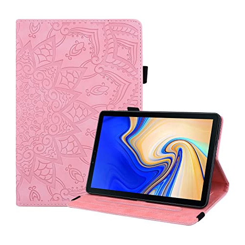 Funda Para Galaxy Tab S4 10.5 Rosa Premium Pu Leather-02