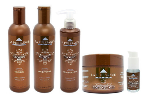 La Puissance Coco Shampoo Enjuague Máscara Serum Crema 6c