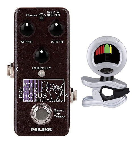 Pedal De Efectos Nux Mini Scf Super Chorus Flanger Y Pitch