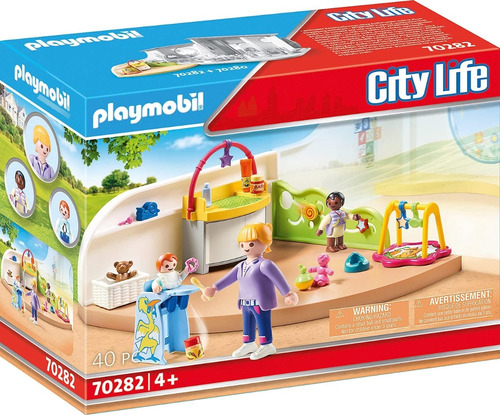 Playmobil 70282 Habitacion De Bebes 40 Piezas City Life