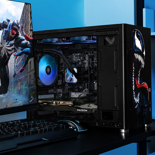 Xtreme Pc Gaming Amd Radeon Rx 7600 Ryzen 7 5700g 32gb Ssd 1tb Sistema Liquido Wifi Venom
