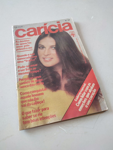Revista Carícia 54 Fotonovela Glória Pires Lauro Corona 