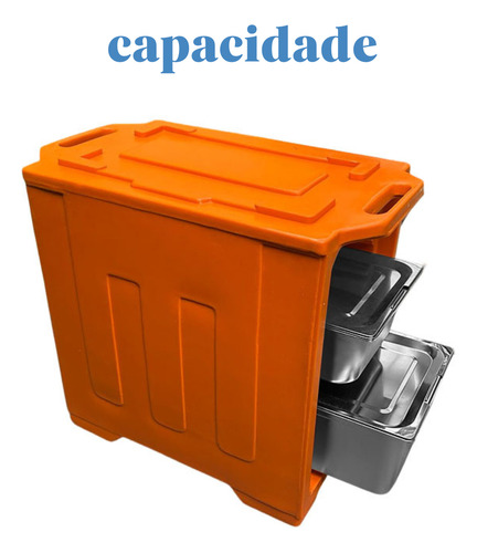 Caixa Hotbox Vertical 100l Reforçada, Melhor Preço Com Nf !!