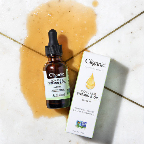 Aceite De Vitamina E Cliganic 120,000 Ui Para Piel, Cabello