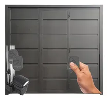 Comprar Portón Levadizo Automatico Puerta Escape Central 2.55x2.05 Color Gris Oscuro
