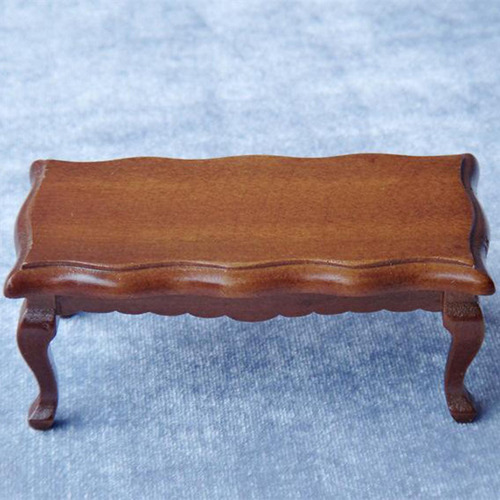 4 :12 Casa De Muñecas De Madera Con Borde Ondulado Estilo 3
