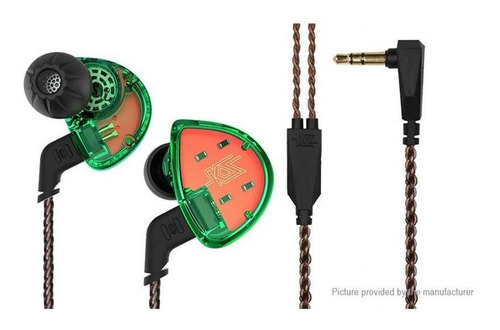 Imagen 2 de 3 de Kz Es4/green Auricular In-ear Sistema Híbrido Carcasa Ergono
