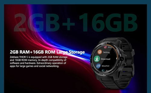 Zeblaze Thor 5 Relógio+cel -4g- Lançamento