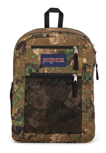 Mochila jansport camuflada verde hot sale