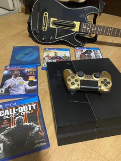 Sony Playstation 4 1tb+mando+guitarra+juegos