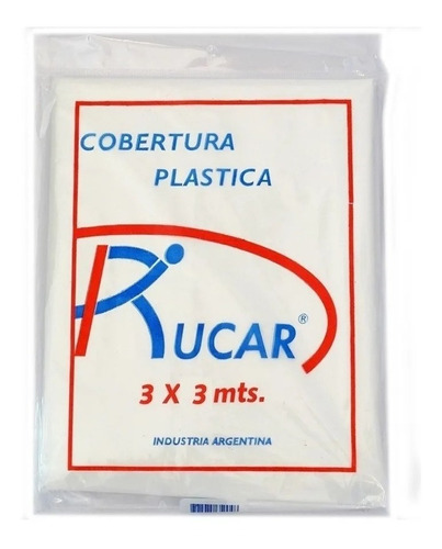 Cobertor Plastico Multiuso 3x3 Rucar X3 Unidades  - Imagen -