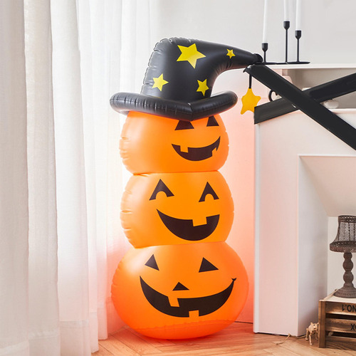 Ls Disfraz De Calabaza Inflable De Halloween Fuera De La