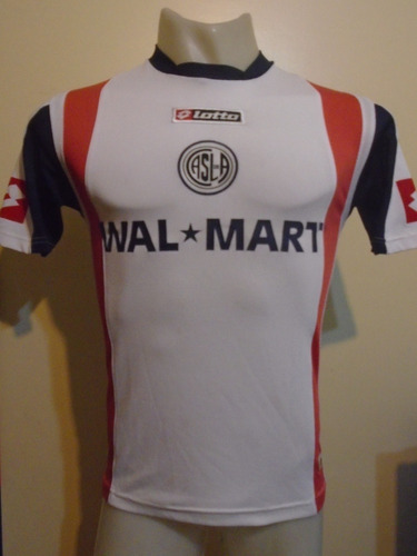 Camiseta San Lorenzo Lotto 2008 Bergessio #15 Dama Xs