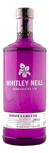 Ginebra Whitley Neill Riubarbo Y Jengibre 750ml