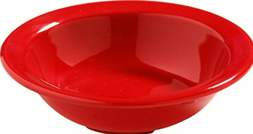 Carlisle 4386605 Dayton Melamine Fruit Bowl, 4.75 Oz., Red