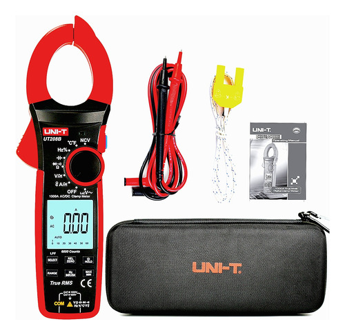  Amperimetro Tenaza Uni-t® Ut208b®  1000a Ac/dc Loz True Rms