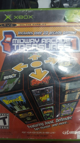 Midway Árcade Treasure 1 Xbox Clásico Físico Y Original 