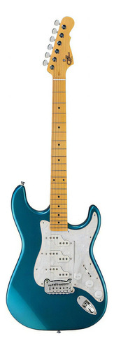 Guitarra Eléctrica Tribute Series Comanche Emerald Blue Ti-c Color Azul Petróleo Material Del Diapasón Maple Orientación De La Mano Diestro
