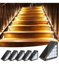 Comprar  Pack De 6 Luces Solares Para Escaleras Luces Para Escaleras